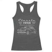 70th Birthday Racerback Tank Top Vintage Retro Car Classic 1956 70 Year Old Gift