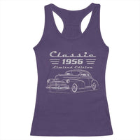 70th Birthday Racerback Tank Top Vintage Retro Car Classic 1956 70 Year Old Gift