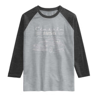 70th Birthday Raglan Shirt Vintage Retro Car Classic 1956 70 Year Old Gift