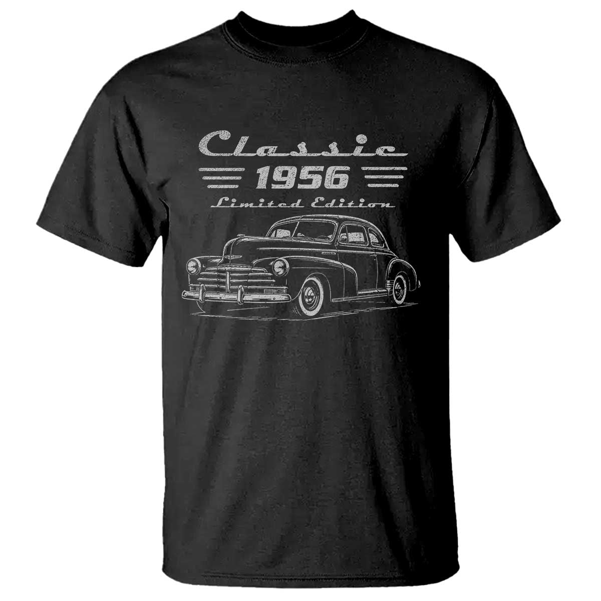 70th Birthday T Shirt Vintage Retro Car Classic 1956 70 Year Old Gift
