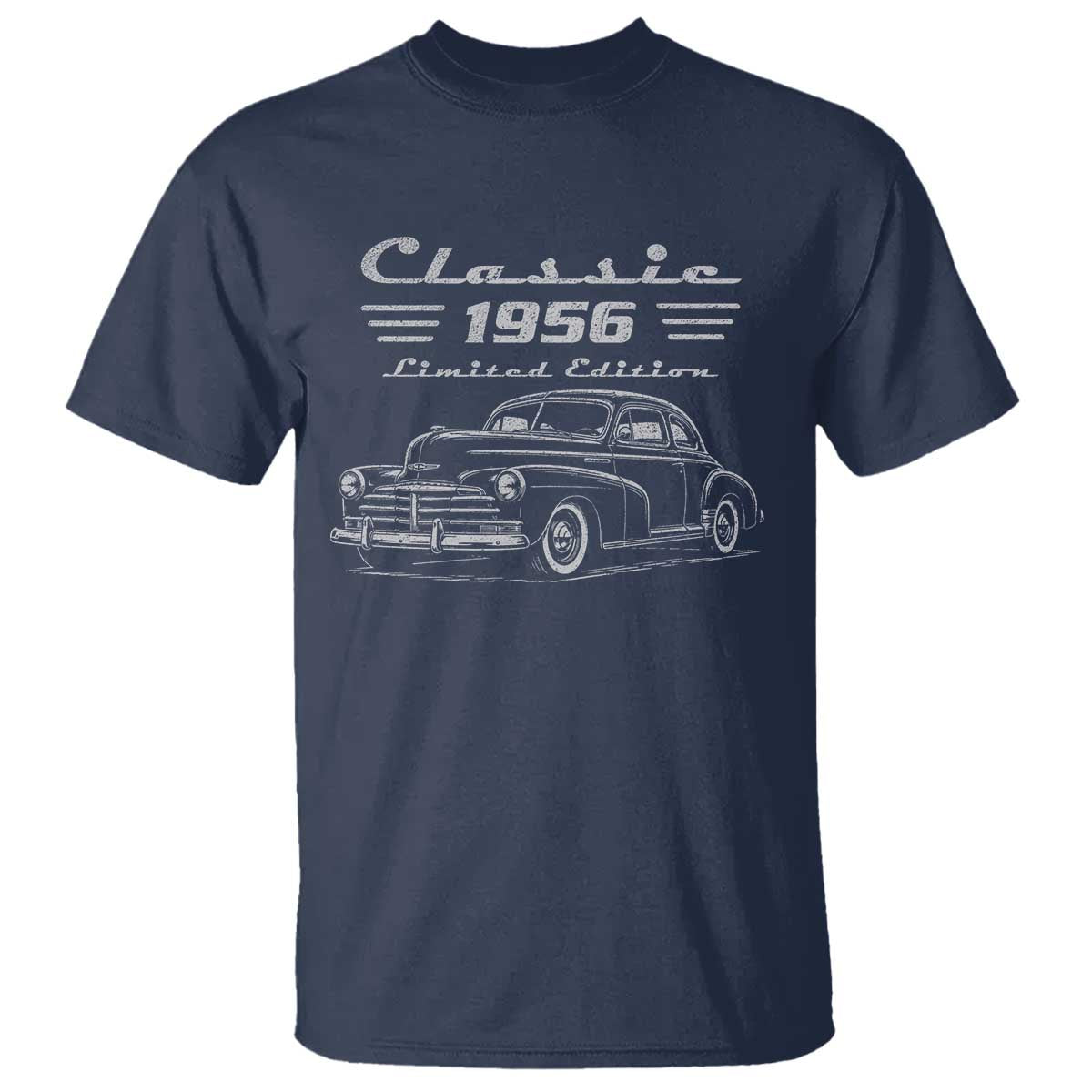 70th Birthday T Shirt Vintage Retro Car Classic 1956 70 Year Old Gift