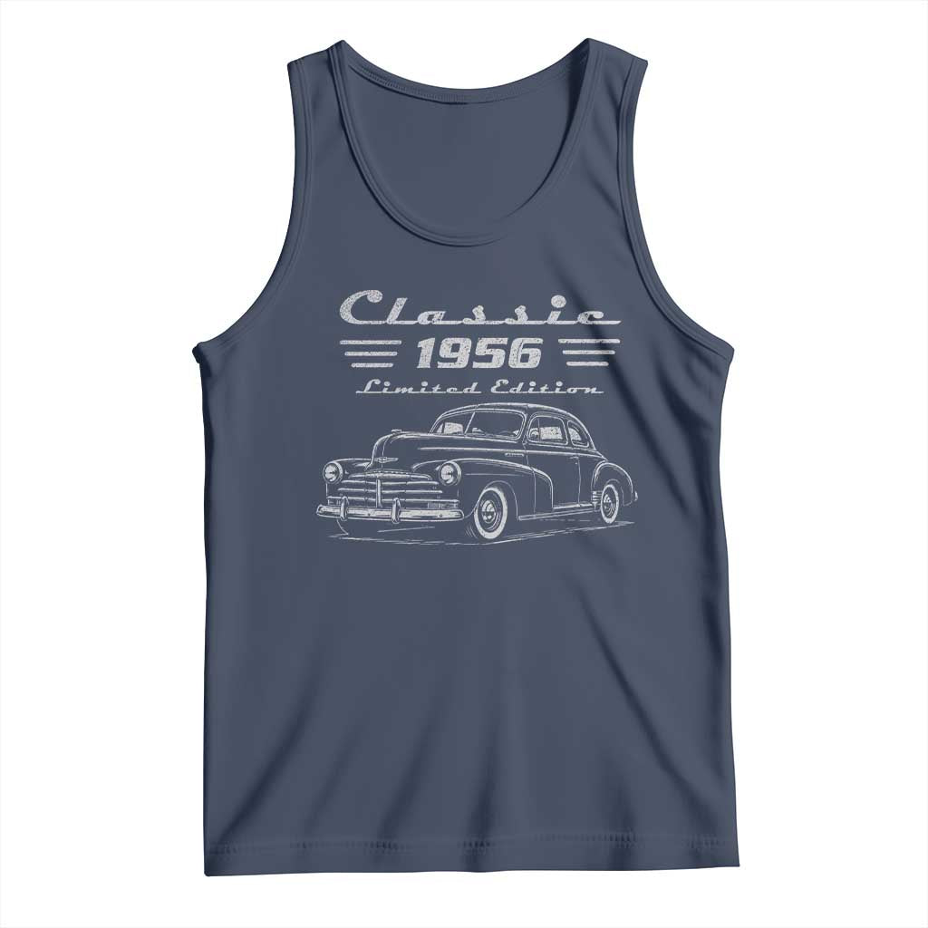 70th Birthday Tank Top Vintage Retro Car Classic 1956 70 Year Old Gift