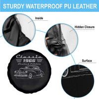 60th Birthday Spare Tire Cover Vintage Retro Car Classic 1966 60 Year Old Gift