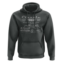 60th Birthday Hoodie Vintage Retro Car Classic 1966 60 Year Old Gift