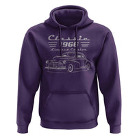 60th Birthday Hoodie Vintage Retro Car Classic 1966 60 Year Old Gift