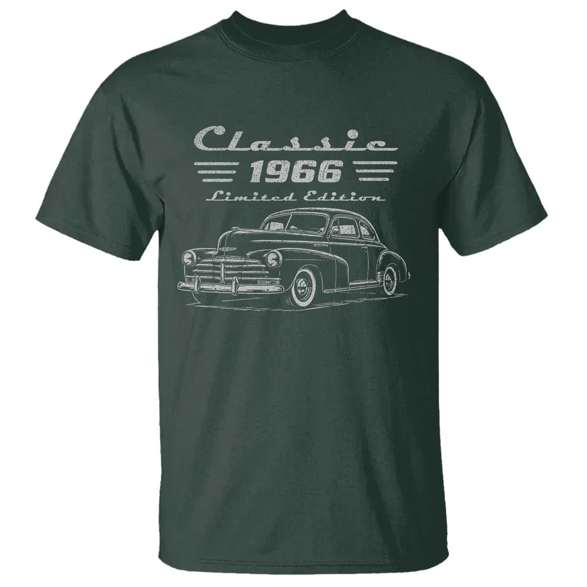 60th Birthday T Shirt Vintage Retro Car Classic 1966 60 Year Old Gift