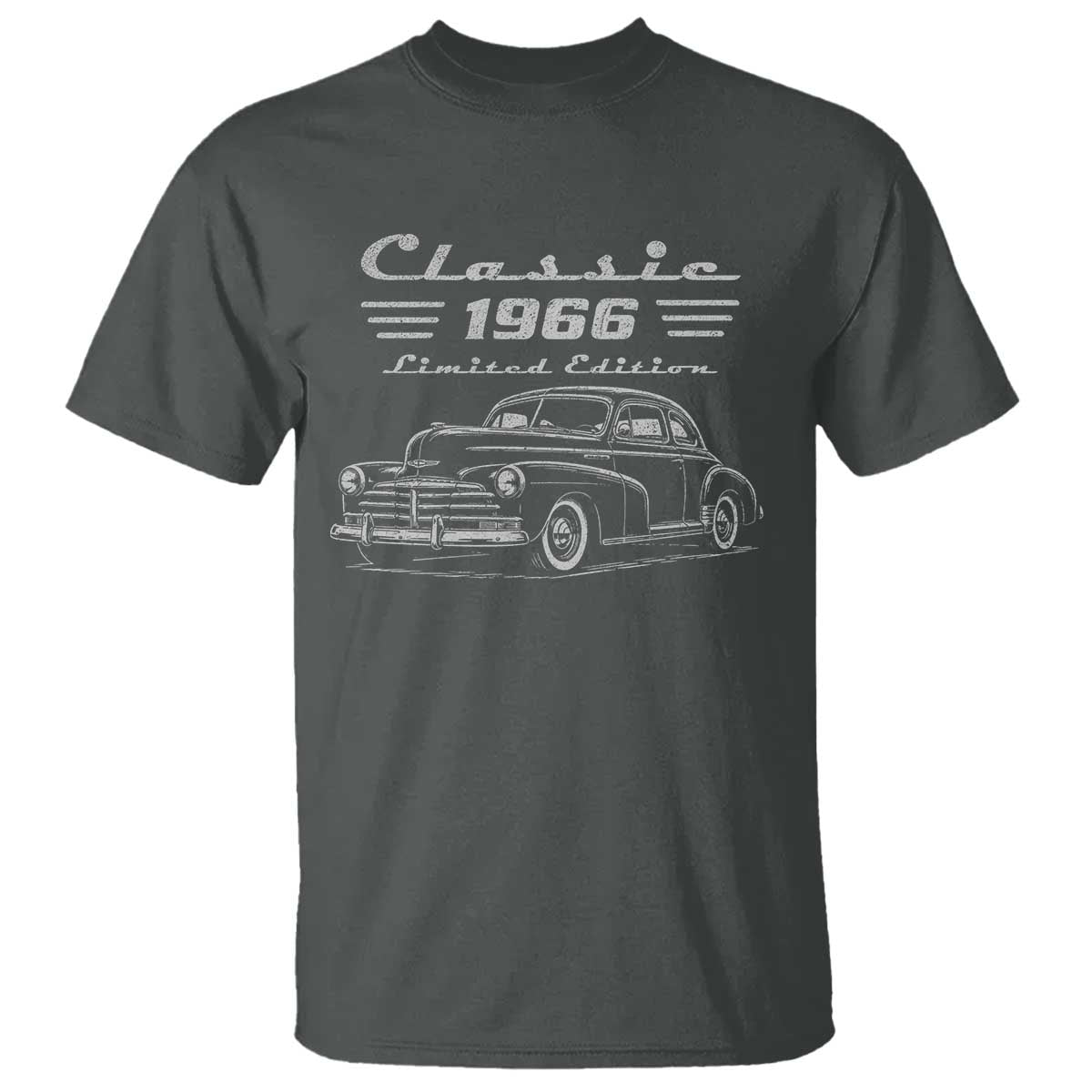 60th Birthday T Shirt Vintage Retro Car Classic 1966 60 Year Old Gift