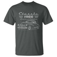 60th Birthday T Shirt Vintage Retro Car Classic 1966 60 Year Old Gift