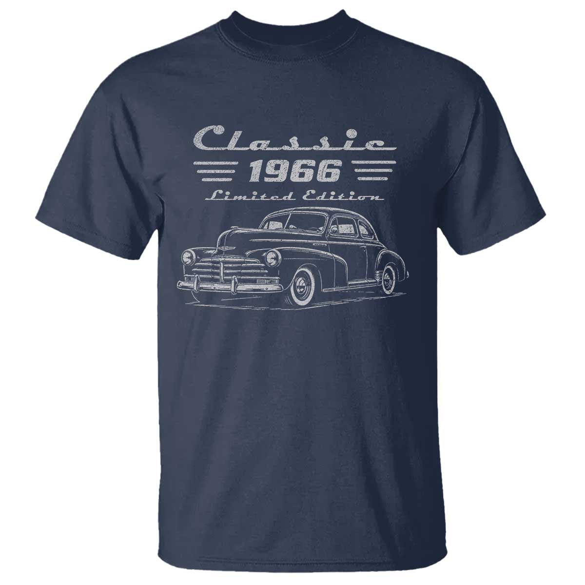 60th Birthday T Shirt Vintage Retro Car Classic 1966 60 Year Old Gift