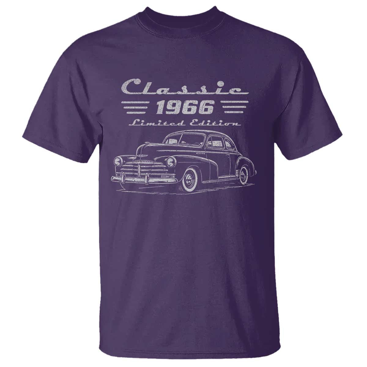 60th Birthday T Shirt Vintage Retro Car Classic 1966 60 Year Old Gift