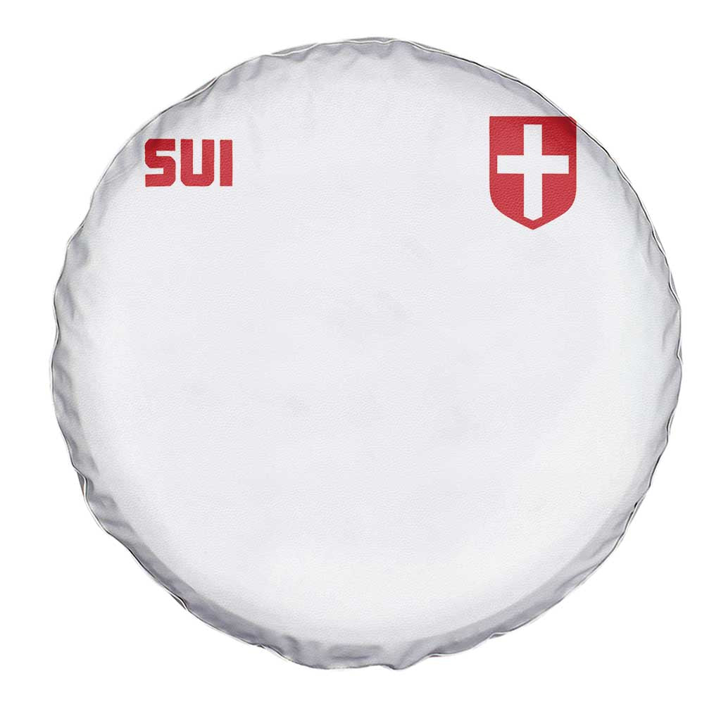 Switzerland Spare Tire Cover Vintage Retro Swiss Flag