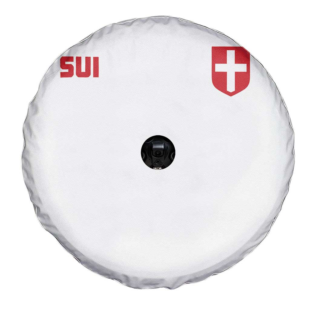 Switzerland Spare Tire Cover Vintage Retro Swiss Flag