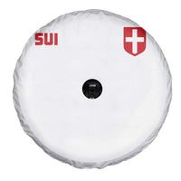 Switzerland Spare Tire Cover Vintage Retro Swiss Flag