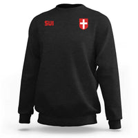 Switzerland Sweatshirt Vintage Retro Swiss Flag