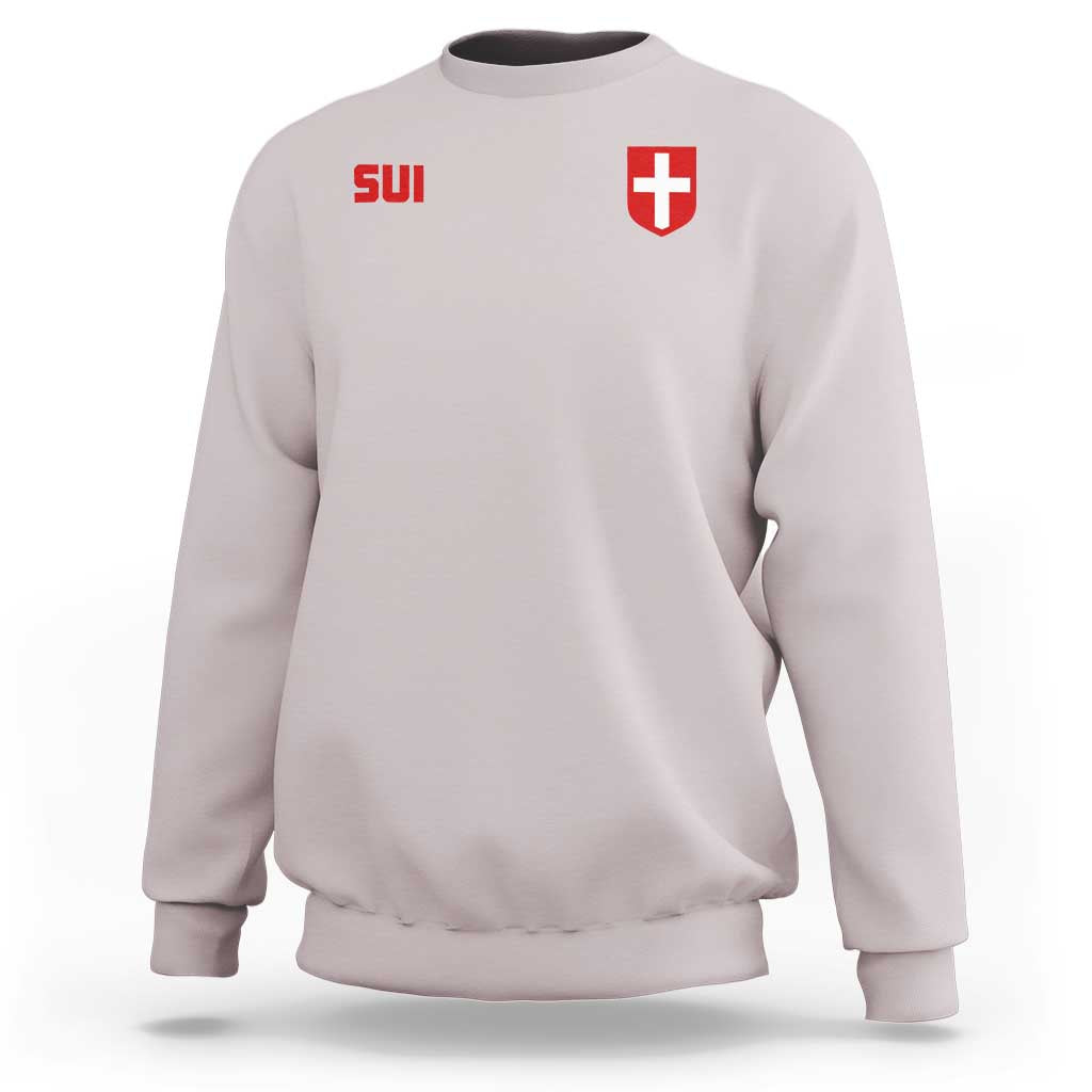 Switzerland Sweatshirt Vintage Retro Swiss Flag