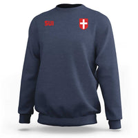 Switzerland Sweatshirt Vintage Retro Swiss Flag