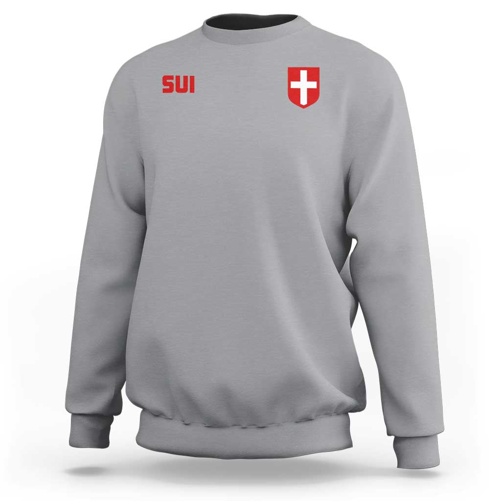 Switzerland Sweatshirt Vintage Retro Swiss Flag