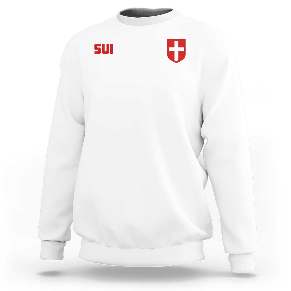 Switzerland Sweatshirt Vintage Retro Swiss Flag
