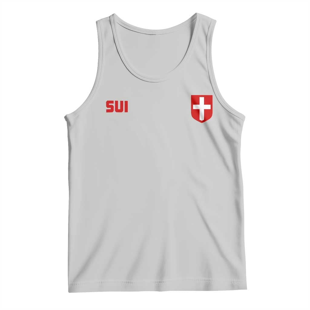 Switzerland Tank Top Vintage Retro Swiss Flag