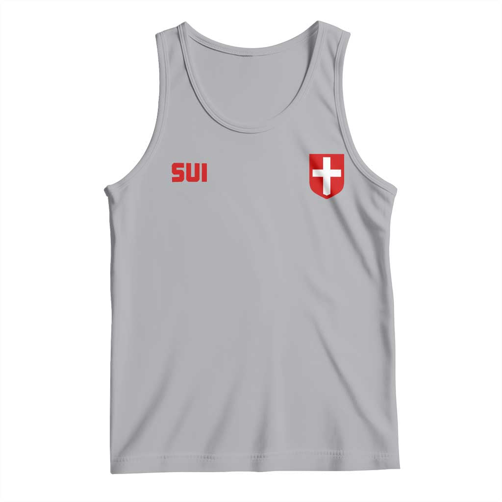 Switzerland Tank Top Vintage Retro Swiss Flag
