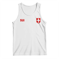 Switzerland Tank Top Vintage Retro Swiss Flag