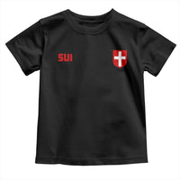 Switzerland Toddler T Shirt Vintage Retro Swiss Flag