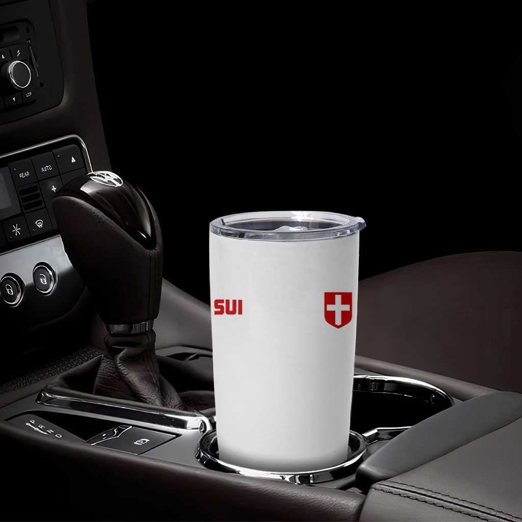 Switzerland Tumbler Cup Vintage Retro Swiss Flag