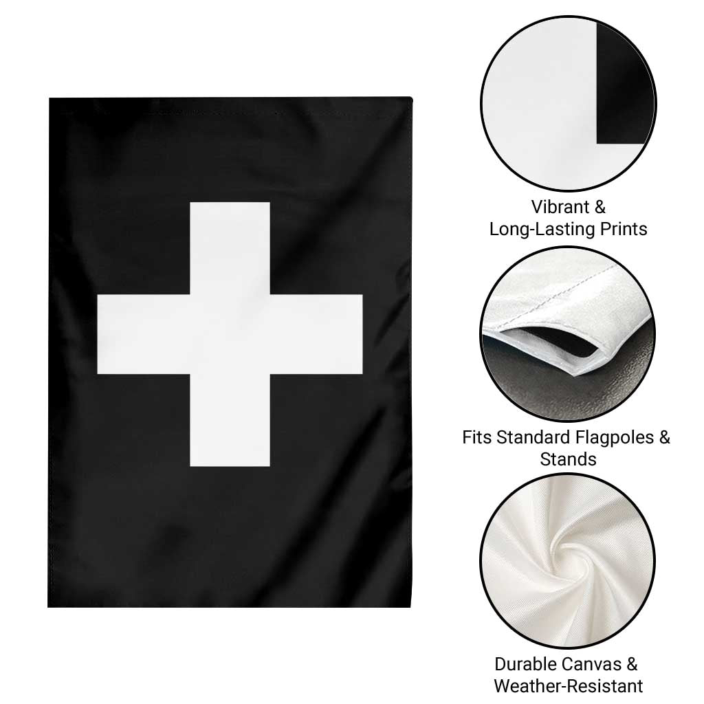 Swiss Vintage Cross Flag Switzerland Garden Flag