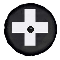 Swiss Vintage Cross Flag Switzerland Spare Tire Cover