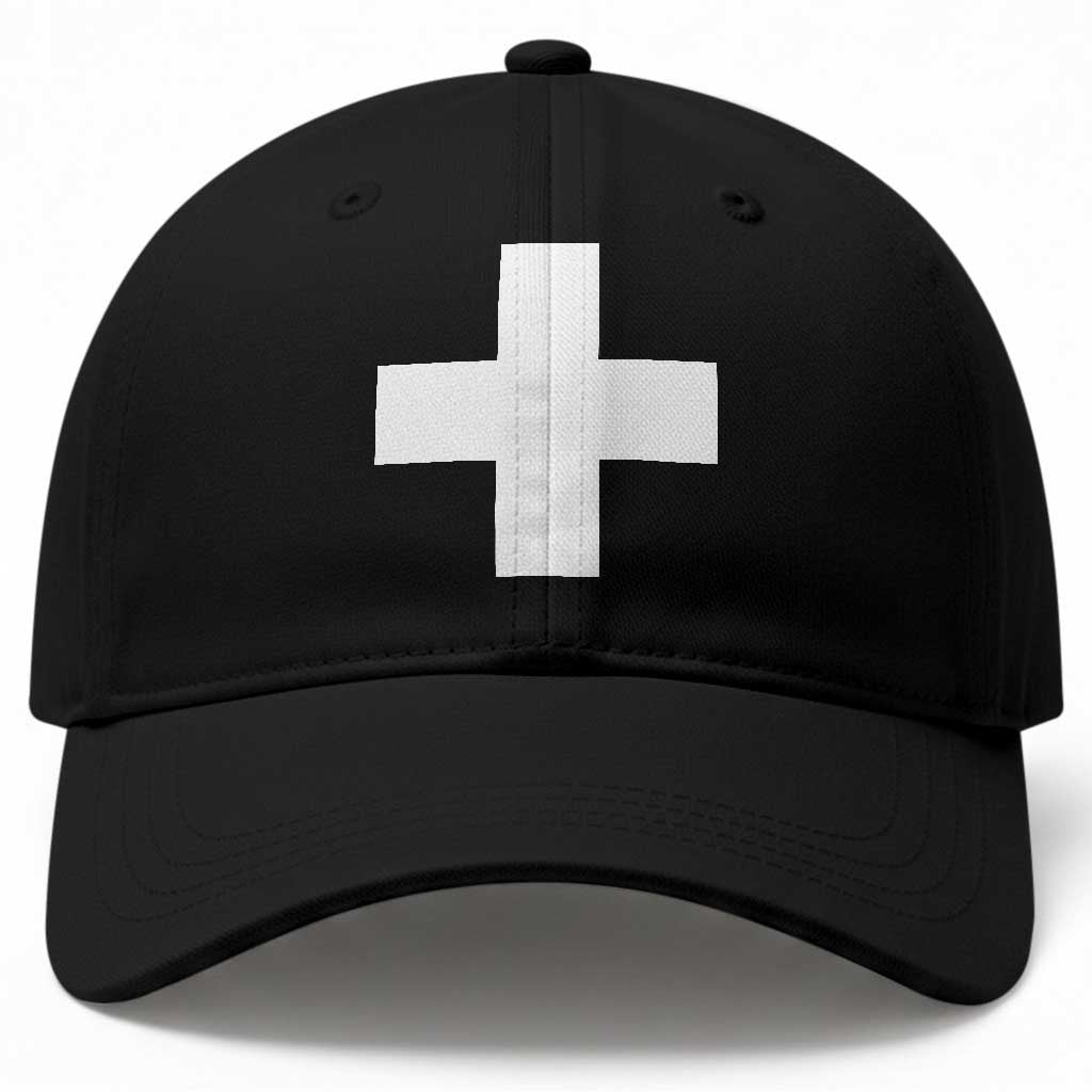 Swiss Vintage Cross Flag Switzerland Baseball Cap