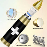 Swiss Vintage Cross Flag Switzerland Bullet Tumbler