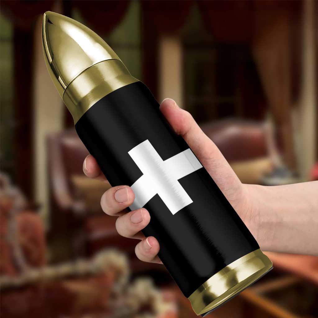 Swiss Vintage Cross Flag Switzerland Bullet Tumbler
