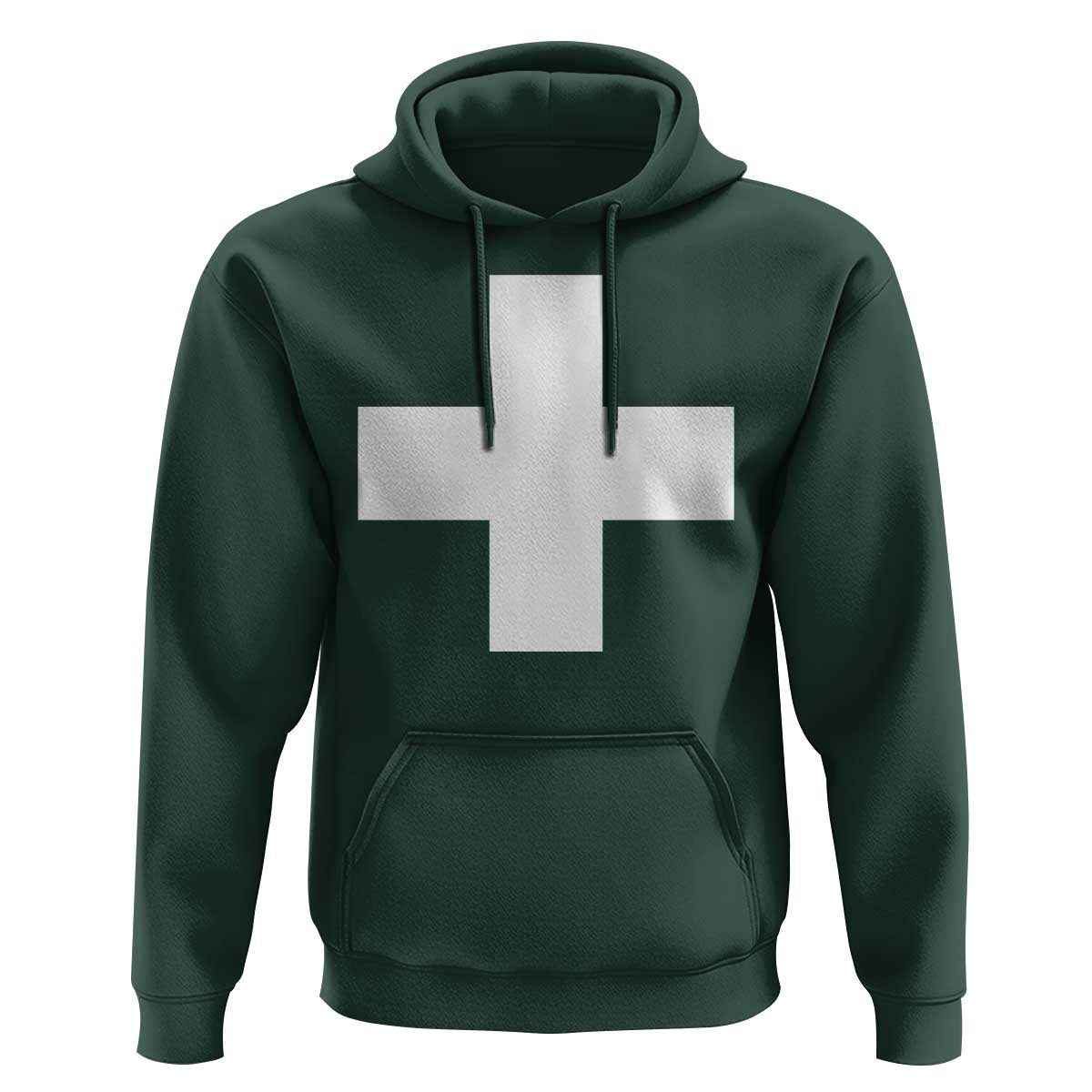 Swiss Vintage Cross Flag Switzerland Hoodie