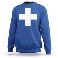 Swiss Vintage Cross Flag Switzerland Sweatshirt