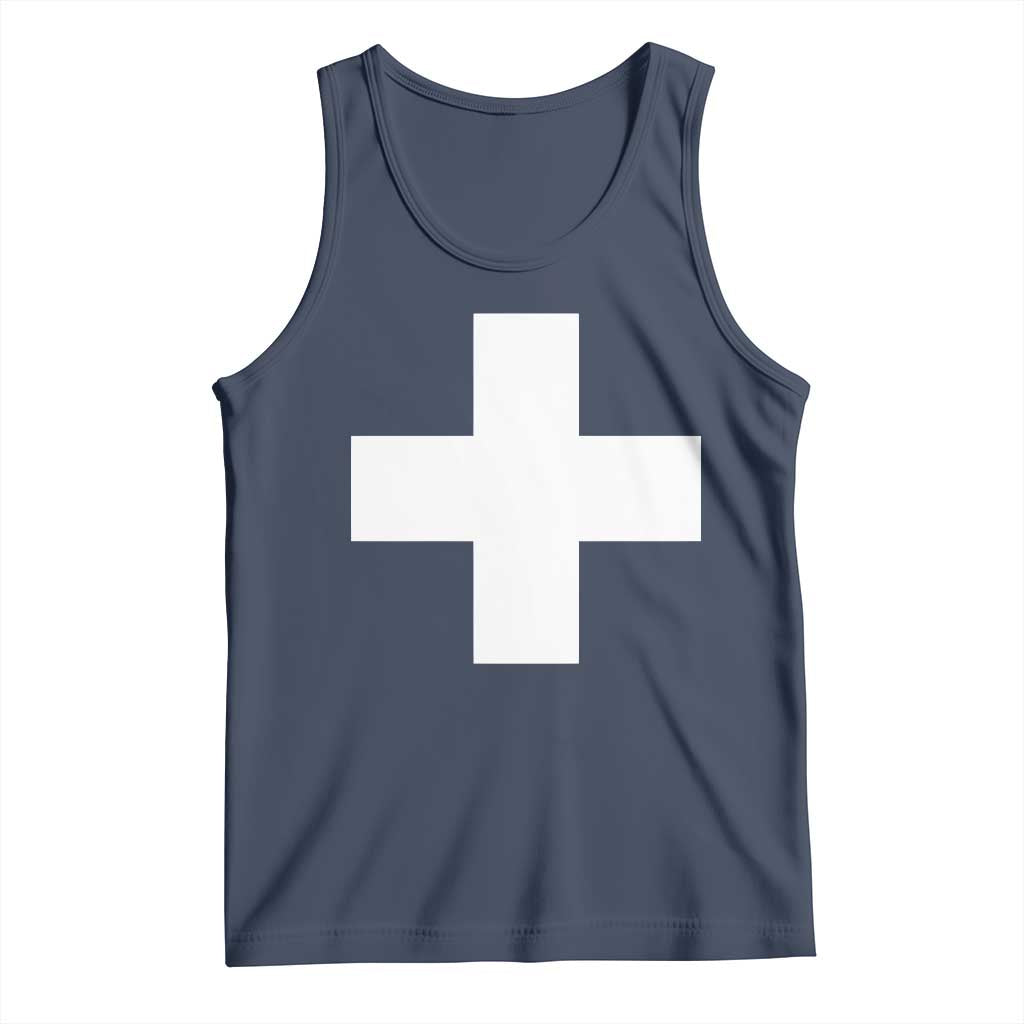 Swiss Vintage Cross Flag Switzerland Tank Top