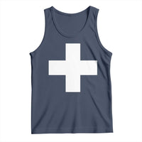 Swiss Vintage Cross Flag Switzerland Tank Top