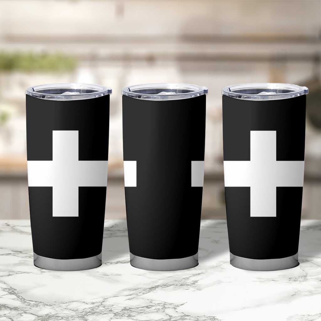 Swiss Vintage Cross Flag Switzerland Tumbler Cup
