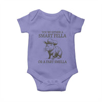 Funny Capybara Baby Onesie Retro Smart Fella Capybara Vintage 90s
