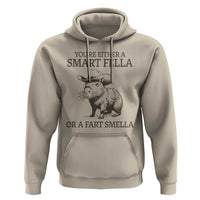 Funny Capybara Hoodie Retro Smart Fella Capybara Vintage 90s