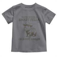 Funny Capybara Toddler T Shirt Retro Smart Fella Capybara Vintage 90s