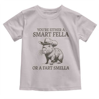 Funny Capybara Toddler T Shirt Retro Smart Fella Capybara Vintage 90s