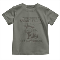 Funny Capybara Toddler T Shirt Retro Smart Fella Capybara Vintage 90s