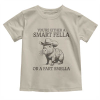 Funny Capybara Toddler T Shirt Retro Smart Fella Capybara Vintage 90s