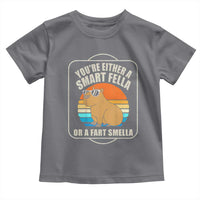 Funny Capybara Toddler T Shirt Vintage Retro Rodent Dont Be Worry Be Capy