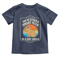 Funny Capybara Toddler T Shirt Vintage Retro Rodent Dont Be Worry Be Capy