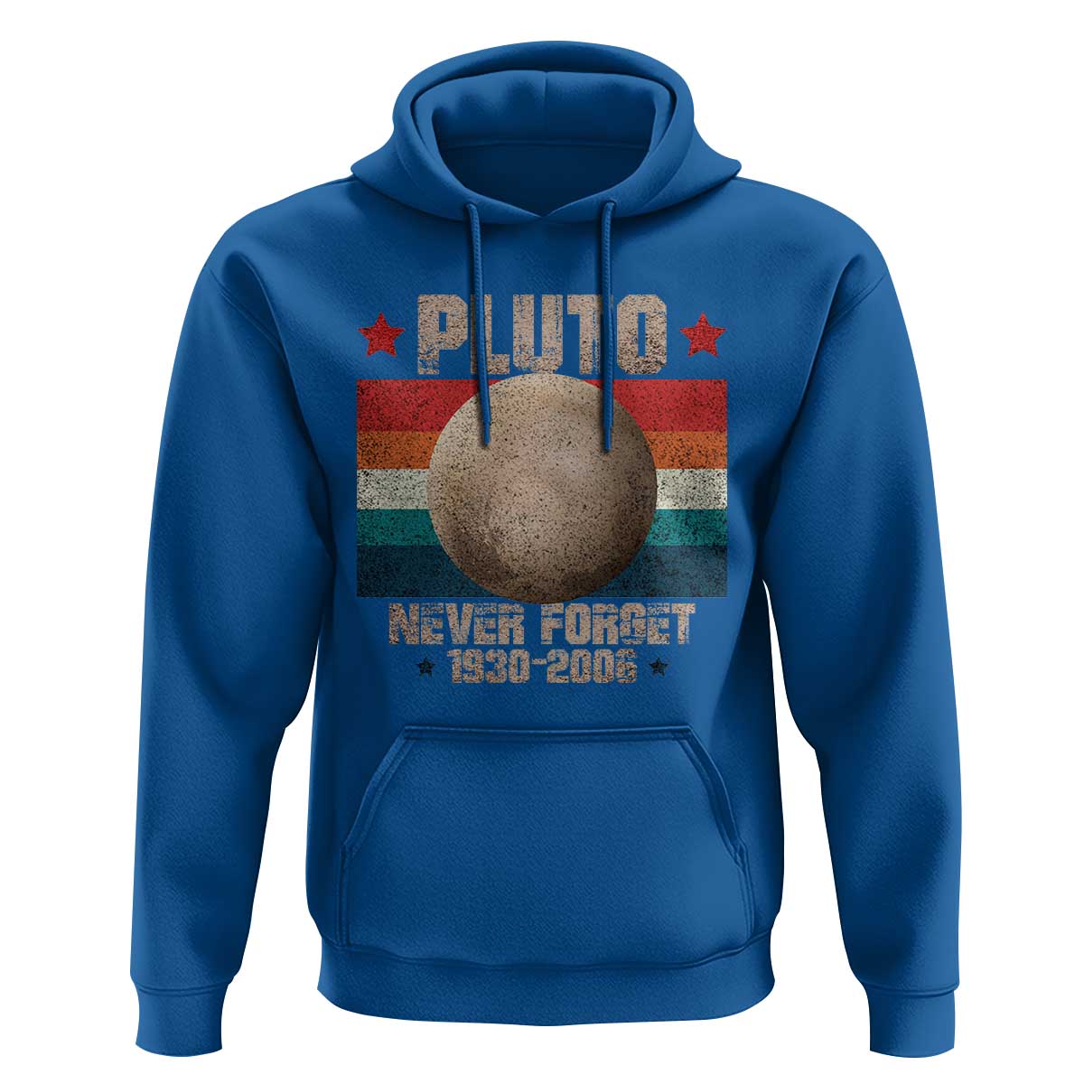 Pluto Never Forget 1930-2006 Planet Hoodie Funny Vintage Retro Astronomy Space
