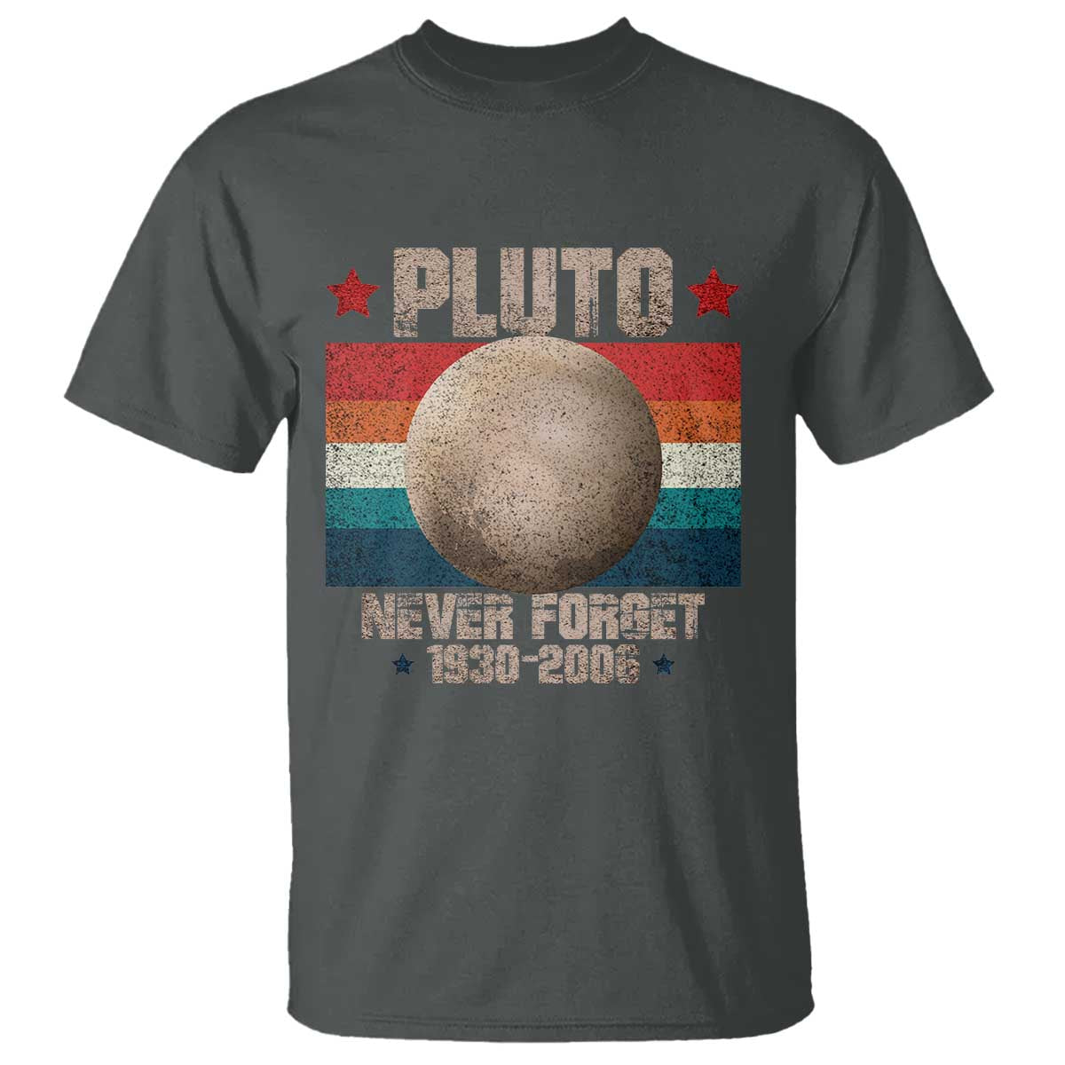 Pluto Never Forget 1930-2006 Planet T Shirt Funny Vintage Retro Astronomy Space - Wonder Print Shop