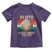 Pluto Never Forget 1930-2006 Planet Toddler T Shirt Funny Vintage Retro Astronomy Space