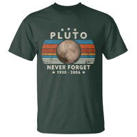Never Forget Pluto T Shirt 1930-2006 Retro Style Funny Space Science - Wonder Print Shop