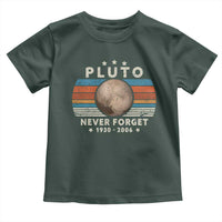 Never Forget Pluto Toddler T Shirt 1930-2006 Retro Style Funny Space Science